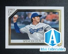 2021 Topps Gallery Spencer Howard Rookie Card RC #186 Texas Rangers